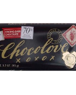 Chocolove Strong Dark Chocolate Bar (12×3.2 Oz)