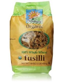 Bionaturae Fusilli Whole Wheat Pasta (12×16 Oz)