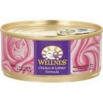 Wellness Canned Chicken Lobster Cat Food (24×5.5 Oz)