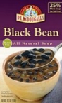 Dr. McDougall’s Black Bean Ready to Serve Soup (6×18.3 Oz)