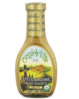 Organicville Olive Oil & Balsamic Vinaigrette (6×8 Oz)