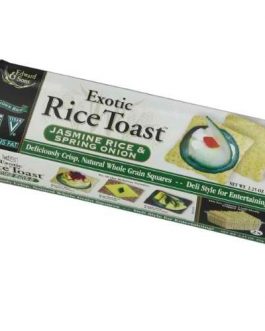 Edward & Sons Spring Onion Brown Rice Toast (12×2.25 Oz)