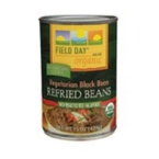 Field Day Vegetarian Black Refried Beans (12×15 Oz)