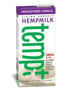 Living Harvest Vanilla Hempmilk Unsweetened (12×32 Oz)