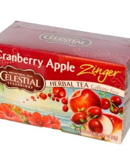 Celestial Seasonings Cranberry Apple Zinger Herb Tea (6x20bag)