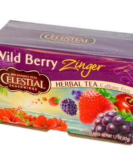 Celestial Seasonings Wild Berry Zinger Herb Tea (6x20bag)