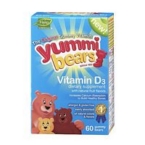 Hero Nutritionals Yummi Bears Vitamin D3 (1×60 CT)