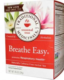 Traditional Medicinals Breathe Easy Herb Tea (6×16 Bag)