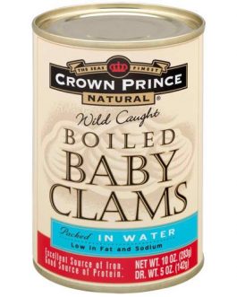 Crown Prince Boiled Baby Clams (12×10 Oz)