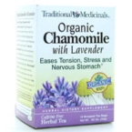 Traditional Medicinals Org Chamomile Classic Tea + Lavender (6×16 Bag)