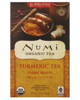 Numi Tea Three Roots,Ginger,Licrc,Rose (6×12 BAG)