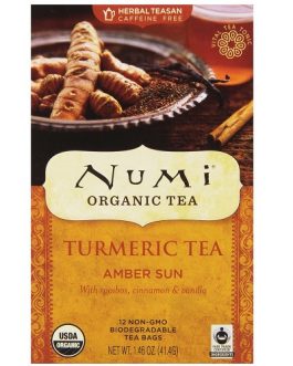 Numi Tea Amber Sun,Robois,Cinn,Vanilla (6×12 BAG)