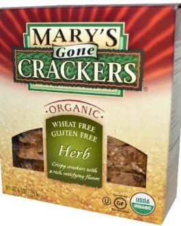 Mary’s Gone Crackers Herb Crackers Gluten Free (12×6.5 Oz)