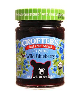 Crofters Wild Blueberry Fruit Spread (6×10 Oz)