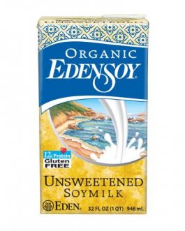 Eden Foods Unsweetened Edensoy (12×32 Oz)