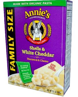 Annie’s Shells & White Cheddar Family Size (6×10.5 Oz)