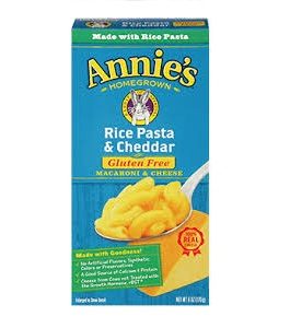 Annie’s Cheddar Rice Pasta (12×6 Oz)