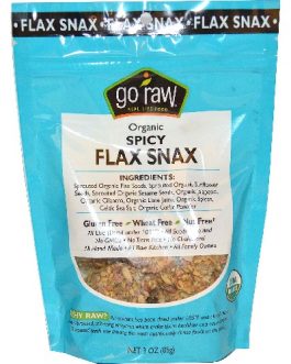 Go Raw Spicy Flaxsnax (12×3 Oz)