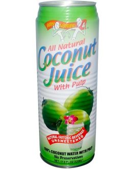 Amy & Brian Natural Coconut Juice With Pulp (12×17.5 Oz)