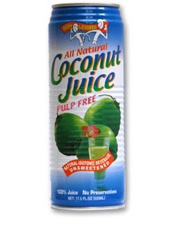 Amy & Brian Natural Coconut Juice Pulp Free (12×17.5 Oz)