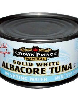 Crown Prince Albacore Tuna in Water (12×12 Oz)