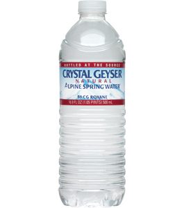 Crystal Geyser Alpine Spring Water Plst .5 Liter (4x6x16.9Oz)