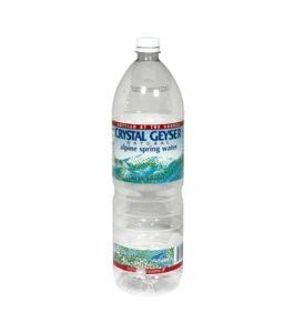 Crystal Geyser Alpine Spring Water Plastic 1.5 Liter (12×50.7 Oz)