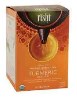 Rishi Tea Tumeric Ginger, FT (6×15 BAG)