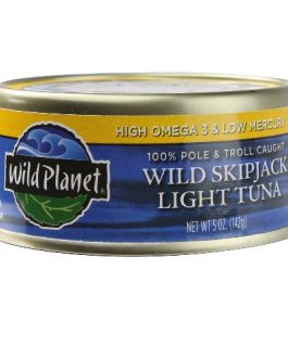 Wild Planet Skipjack Light Tuna Low Mercury (12×5 Oz)