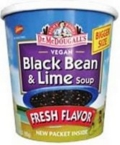 Dr. McDougall’s Black Bean With Lime Big Soup Cup (6×3.4 Oz)