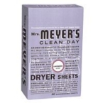 Meyers Lavender Dryer Sheets (12×80 SHT)