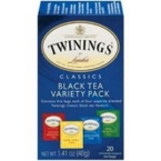 Twinings Tea Variety Pack (6×20 Bag)