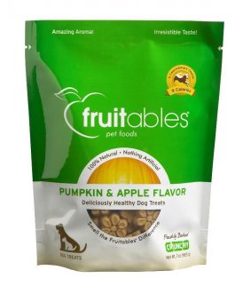 Fruitables Pumpkin & Apple Mix Dog Treats (8×7 Oz)