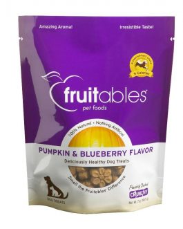 Fruitables Pumpkin & Blueberry Mix Dog Treats (8×7 Oz)