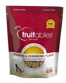 Fruitables Pumpkin & Cranberry Mix Dog Treats (8×7 Oz)