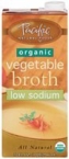 Pacific Natural vegetable Broth Low Sodium (12×32 Oz)