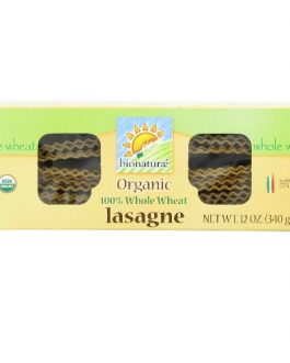 Bionaturae Lasagna Whole Wheat Pasta (12×12 Oz)