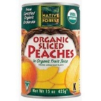 Native Forest Sliced Peaches (6×15 Oz)