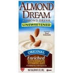 Imagine Foods Unsweetened Original Almond Dream (12×32 Oz)