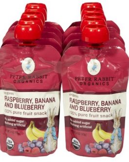 Peter Rabbit Organics RaspberryxBlueberryxBanana (10×4 OZ)