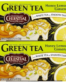 Celestial Seasonings Honey Lemon Ginseng Green Tea (6×20 Bag)