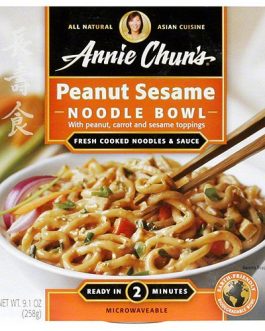 Annie Chun’s Peanut Sesame Noodle Bowl (6×9.1 Oz)