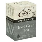 Choice Organic Teas Earl Grey Tea (6×16 Bag)