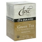 Choice Organic Teas Org Green Tea Toasted Brown Rice (6×16 Bag)