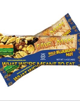 Caveman Bar, Wild Blueberry Nut (15×1.4 OZ)