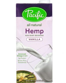 Pacific Natural Vanilla Hemp Milk Non Dairy Beverage (12×32 Oz)