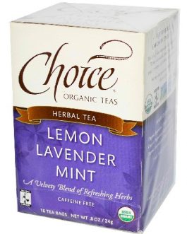 Choice Organic Teas Lemon Lavender Mint Tea Ft (6×16 Bag)