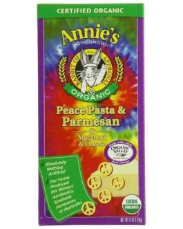 Annie’s Peace Pasta & Parmesan (12×6 Oz)