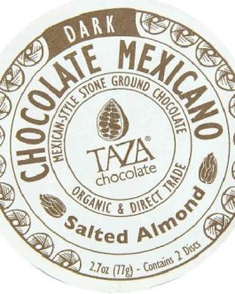 Taza Chocolate Salted Almond (12×2.7 OZ)