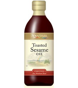 Spectrum Naturals Toasted Unrefined Sesame Oil (12×16 Oz)